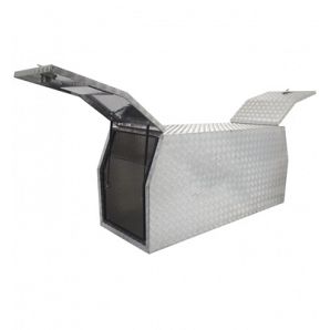 Aluminium Part Tray Canopy ToolBox Single Dog Box Cage For ute,utv,truck,trailer