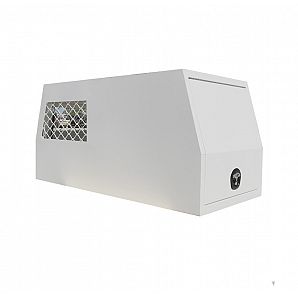 White Colour Half Fridge Steel Dog Box For UTE