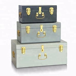 Portable Steel Tool Boxes - Color Metal Home Trunk Organizer