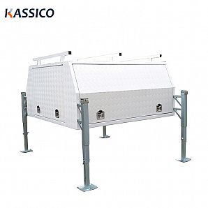 Aluminum UTE Canapy Tool Box With JackOff Legs
