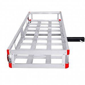 Aluminum Foldable SUV Car Rear Hitch Mount Carrier - Luggage Cargo Basket