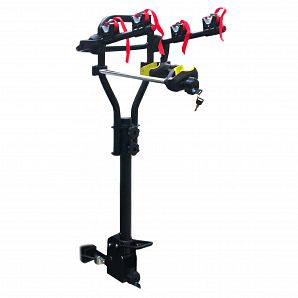 2 Bikes Car Rear Hitch Mounted Rack Carrier